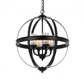 Telbix-Bodum 4 Light Pendant Nickel Matt - Bodium PE4-NK